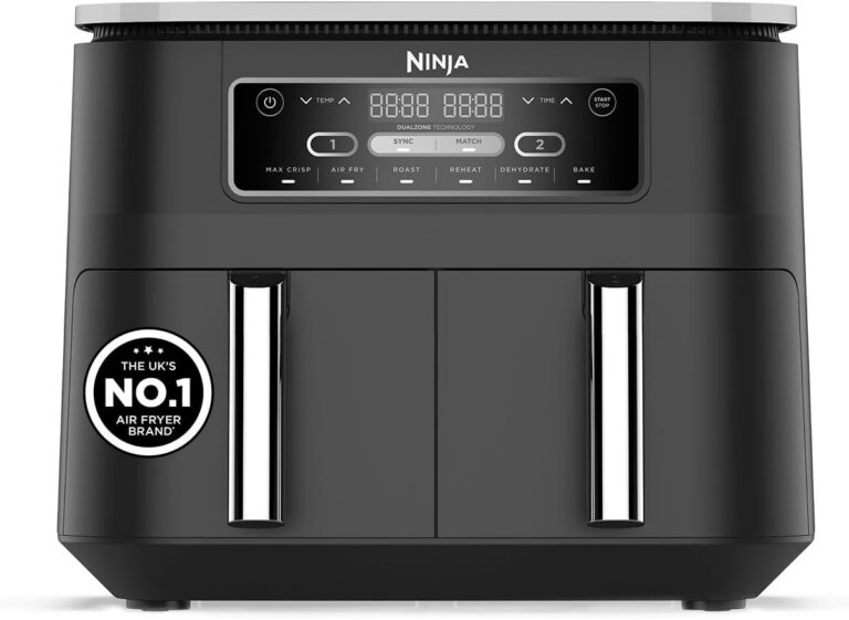 Ninja Foodi Dual Zone Digital Air Fryer - best dual drawer air fryer uk