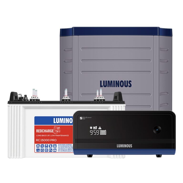 Luminous Inverter & Battery Combo - Office & Shops - best home inverter battery combo India