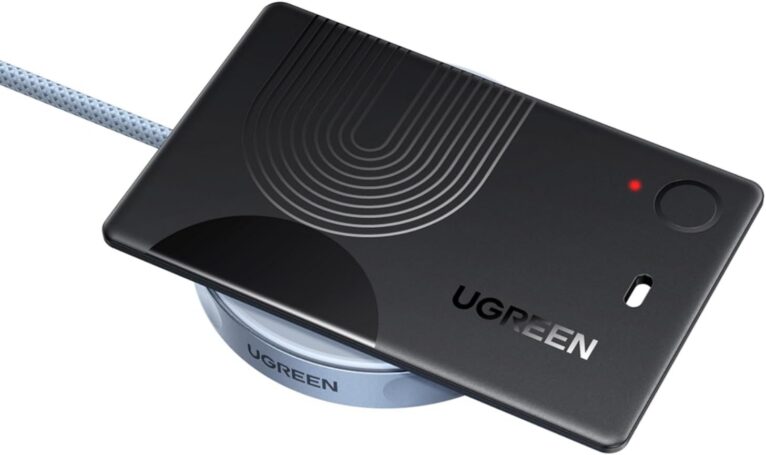 UGREEN FineTrack Slim Supports Magnetic - bester Bluetooth Tracker Koffer