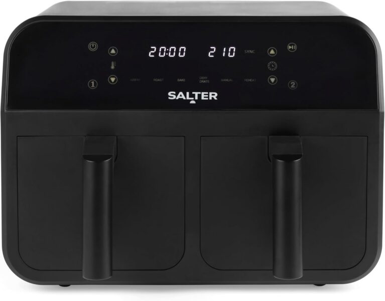 Salter EK4750BLK Dual Air Fryer - best dual drawer air fryer uk