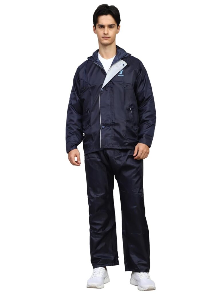 Shasmi Black - best raincoat for bike riders India