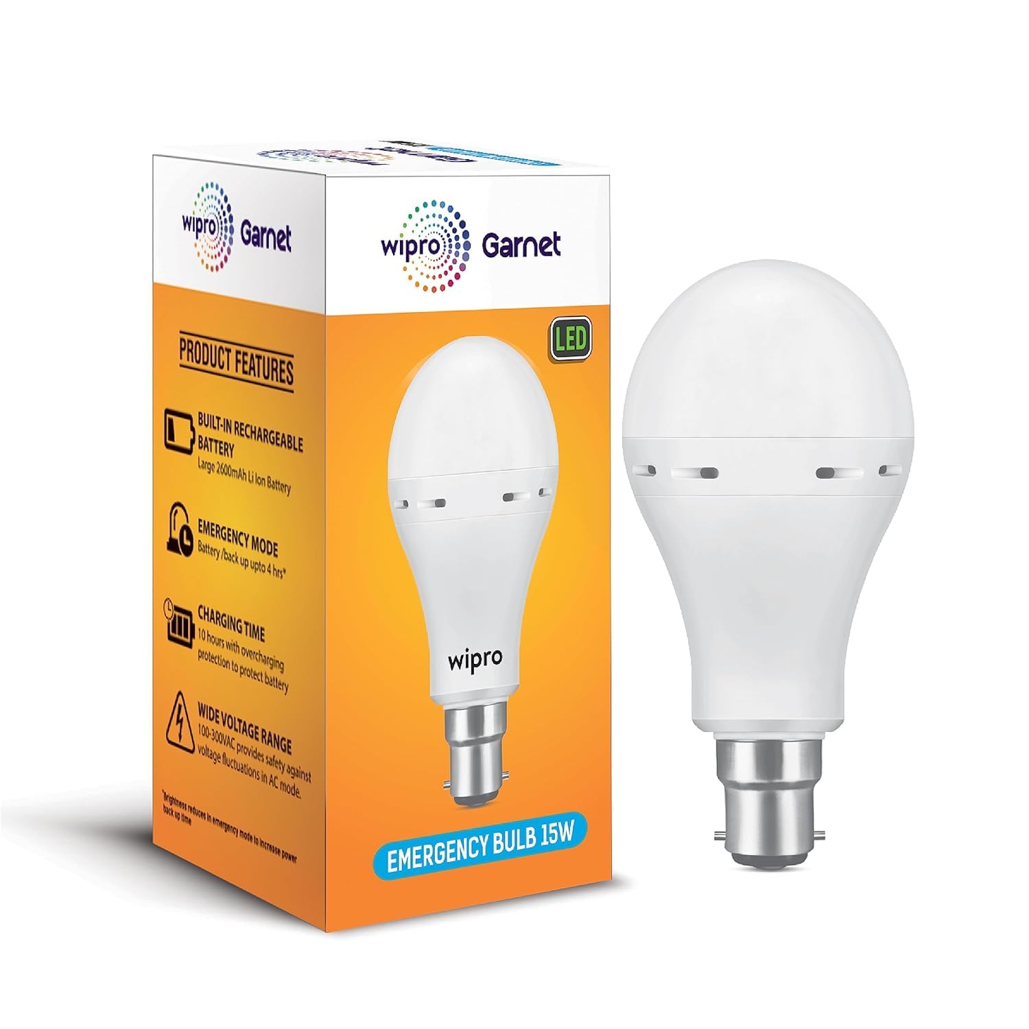 Wipro Garnet 15w LED Emergency
