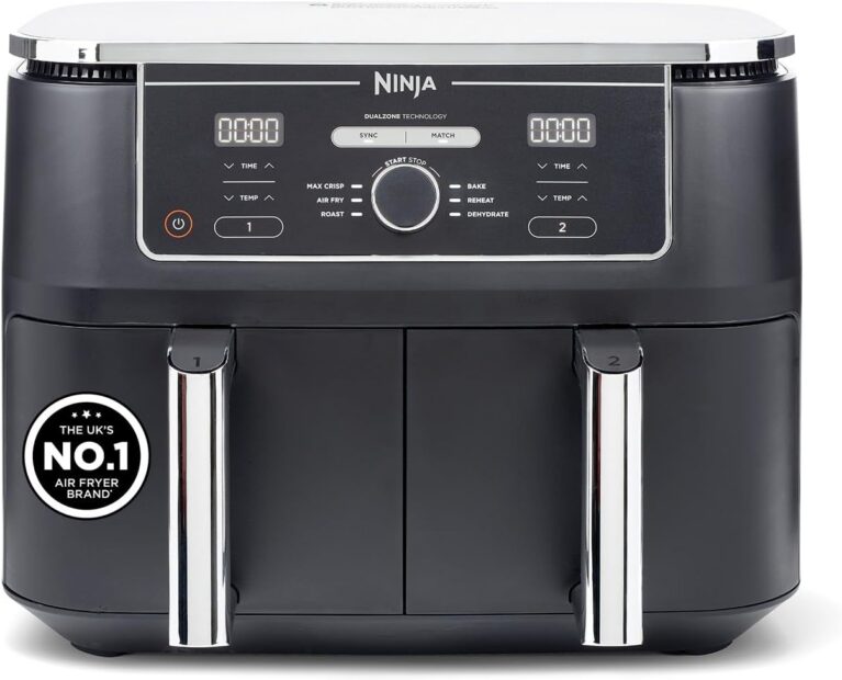Ninja Foodi MAX Dual Zone Air Fryer - best dual drawer air fryer uk