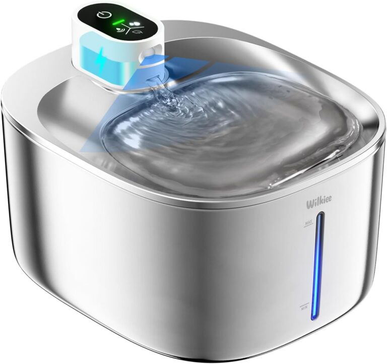 WILKIEE Cat Water Fountain - meilleure fontaine à eau pour chat