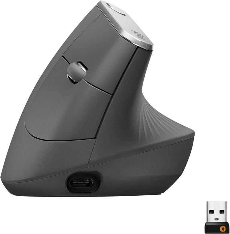 Logitech MX Vertical Ergonomic Mouse - best ergonomic vertical mouse for home office