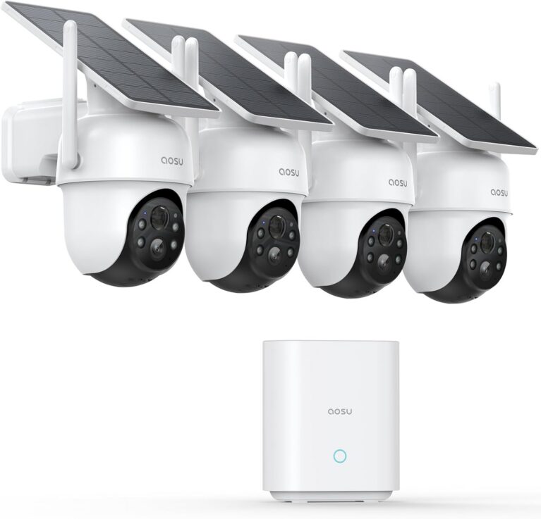 AOSU 2K - meilleure caméra de surveillance extérieure solaire