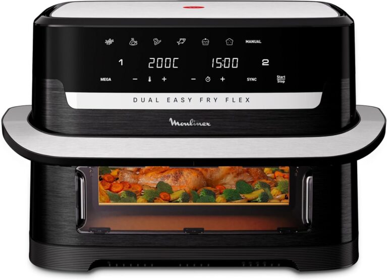 Moulinex Easy Fry Dual Flex - meilleure friteuse sans huile double tiroir