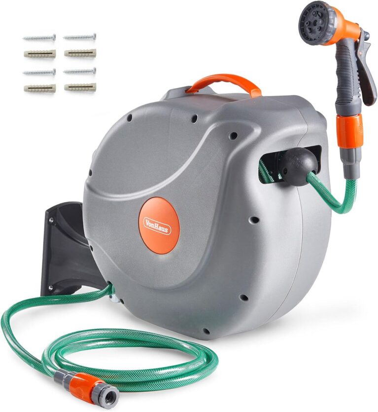 VonHaus Hose Reel 20m – - best retractable garden hose reel UK