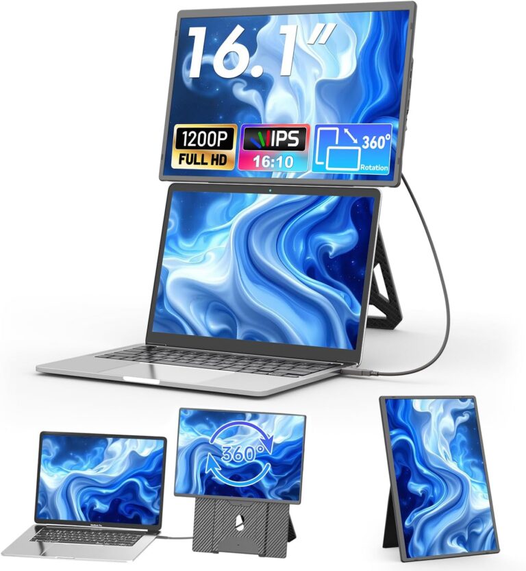 Teamgee 16.1" Laptop Screen Extender - portable monitor for laptop UK
