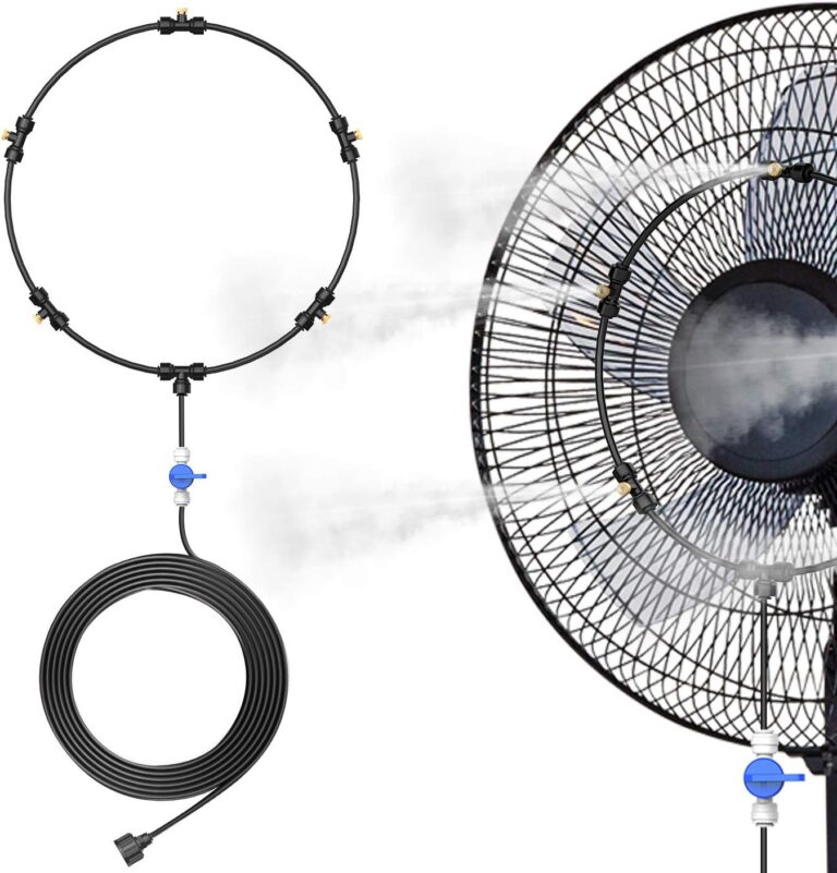 DR.PREPARE Outdoor Misting Fan - best patio misting fan