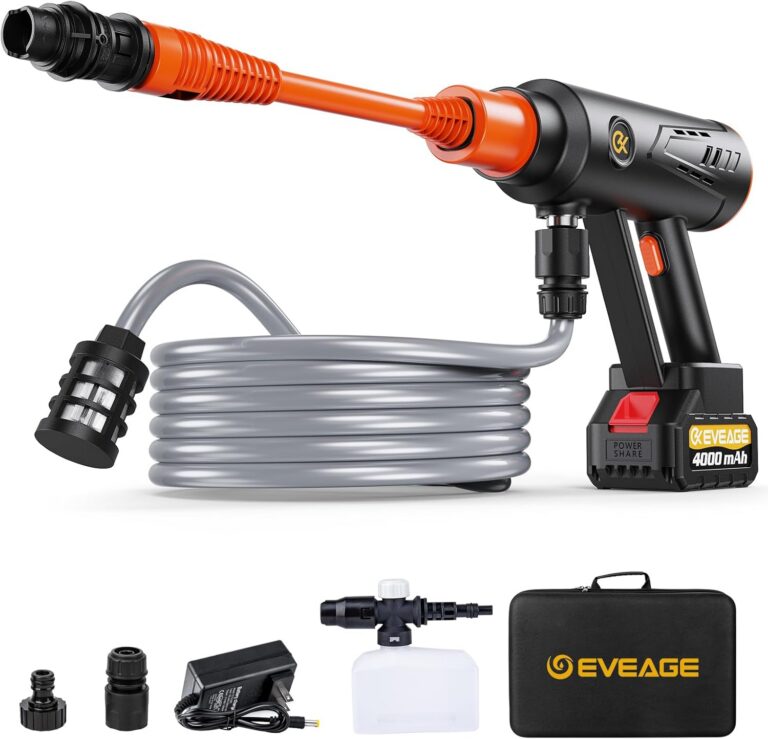 EVEAGE Q7 Cordless Power Pressure - best cordless pressure washer