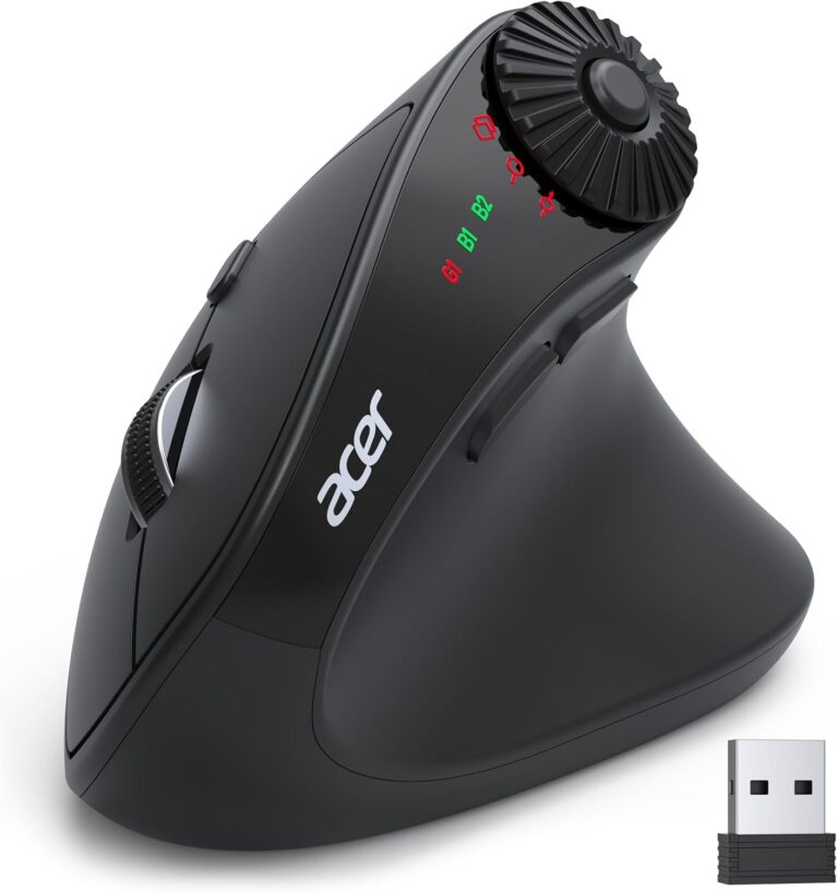 acer Wireless Ergonomic Mouse - best ergonomic vertical mouse for home office