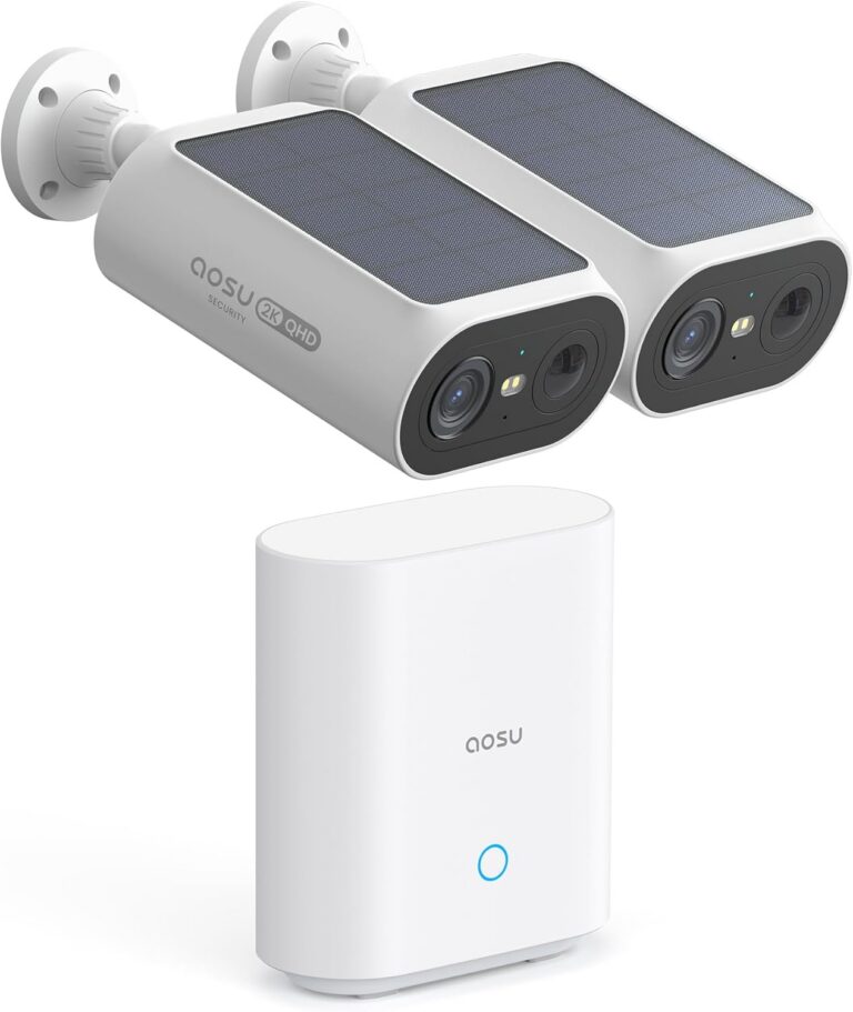 aosu 2K Wireless - meilleure caméra de surveillance extérieure solaire