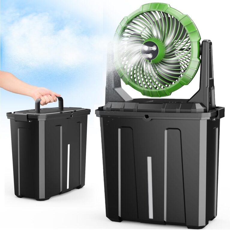 Ausic Portable Misting Fan - best patio misting fan