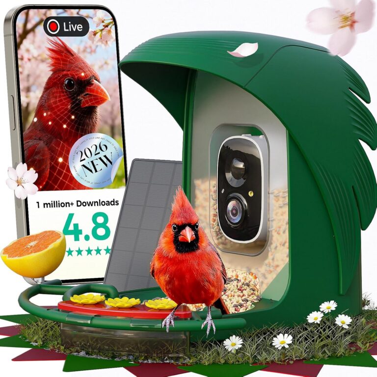 PerchMe® 2026 New AI Bird - best smart bird feeder camera