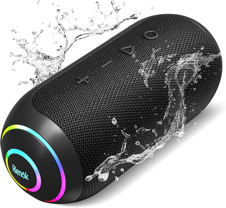 RIENOK Bluetooth Speaker - 40W 5200mAh Wireless - best waterproof bluetooth speaker