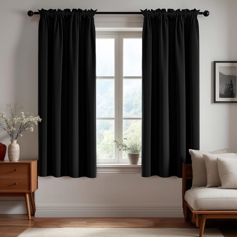Deconovo Blackout Curtains - 2 Panels - best blackout curtains for apartments