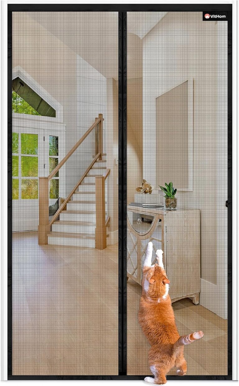 VitHom Luxury Fly Screen Door - Fliegengitter Magnet Balkontür