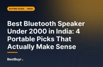 Best Bluetooth Speaker Under 2000 in India: 4 Portable Picks That Actually Make Sense