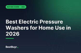 Best Electric Pressure Washers for Home Use in 2026