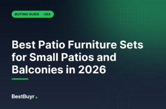 Best Patio Furniture Sets for Small Patios and Balconies in 2026