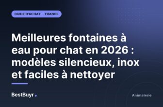 Meilleures fontaines à eau pour chat en 2026 : modèles silencieux, inox et faciles à nettoyer