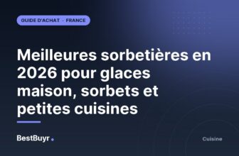 Meilleures sorbetières en 2026 pour glaces maison, sorbets et petites cuisines