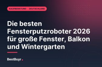 Die besten Fensterputzroboter 2026 für große Fenster, Balkon und Wintergarten