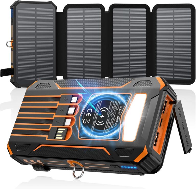 SOARAISE Solar Charger - best portable power bank for camping