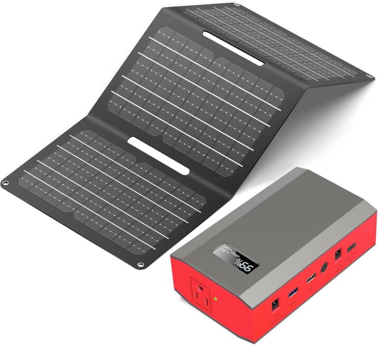 ZeroKor Portable Solar Power Bank - best portable power bank for camping
