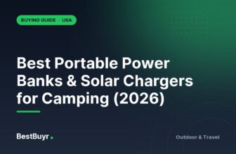 Best Portable Power Banks & Solar Chargers for Camping (2026)