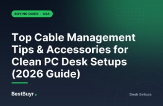 Top Cable Management Tips & Accessories for Clean PC Desk Setups (2026 Guide)