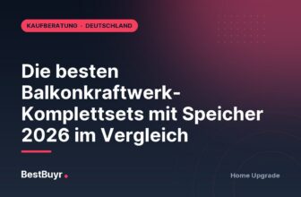 Die besten Balkonkraftwerk-Komplettsets mit Speicher 2026 im Vergleich