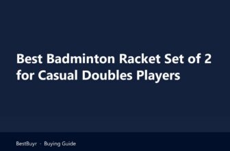 badminton racket set of 2 with nylon shuttles on an outdoor court at dusk