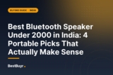 Best Bluetooth Speaker Under 2000 in India: 4 Portable Picks That Actually Make Sense