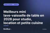 Meilleurs mini lave-vaisselle de table en 2026 pour studio, location et petite cuisine